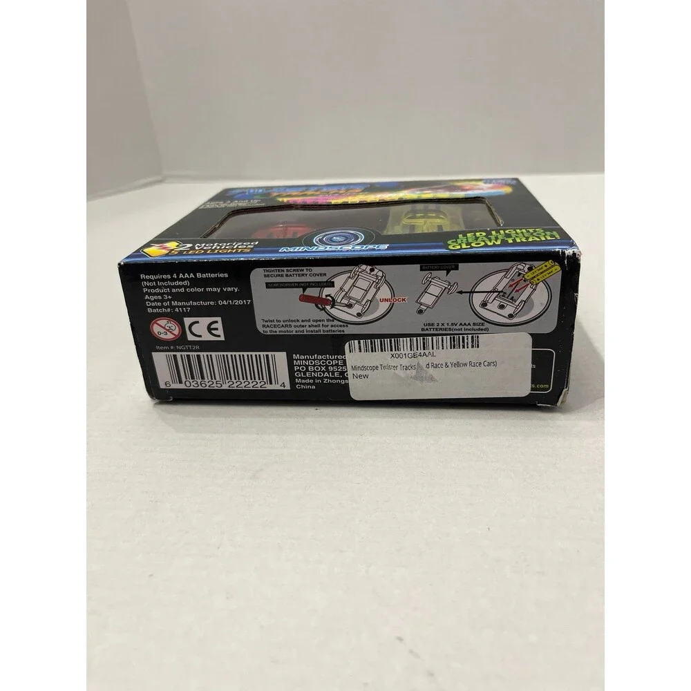 Mindscope Twister Tracks Neon Glow in The Dark Add On Race Car Series Set of 2